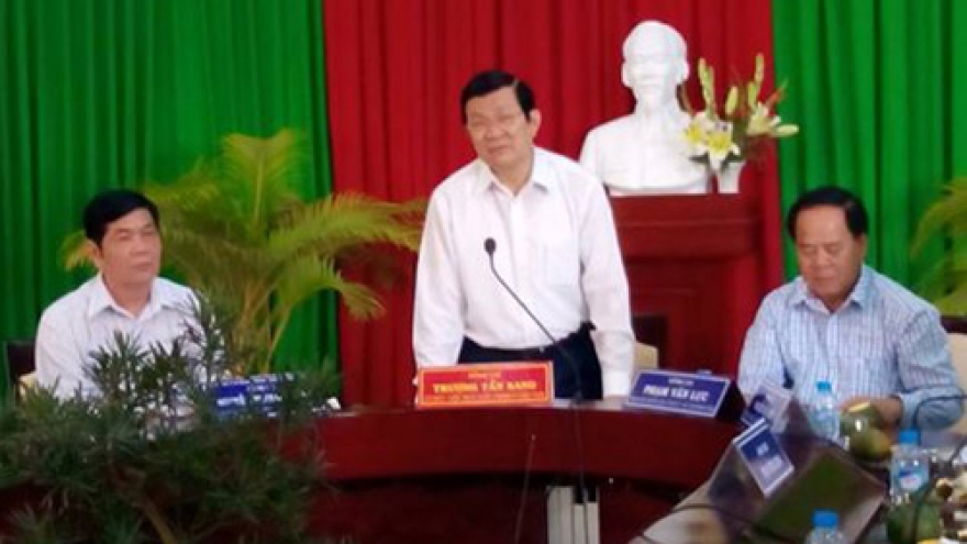 President visits Tran Dai Nghia memorial site