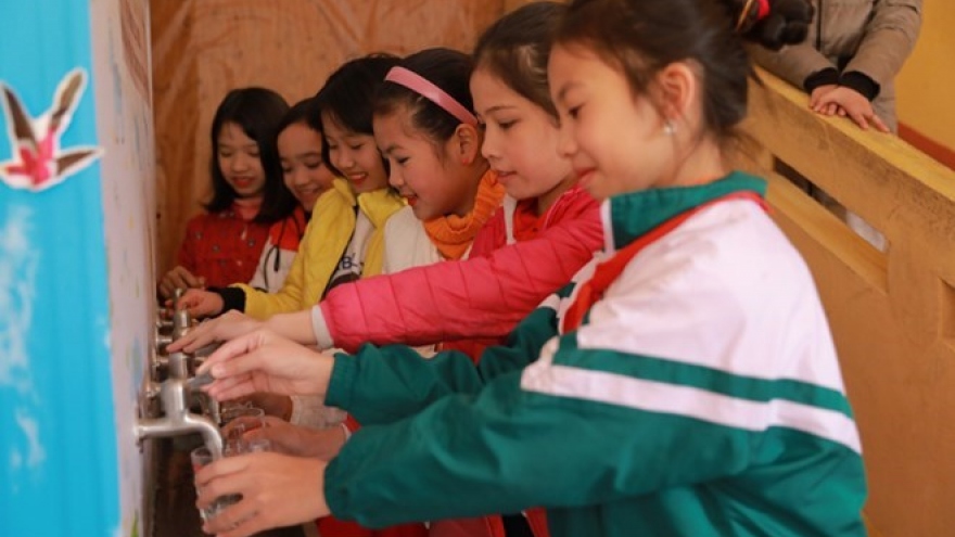 Samsung Electronics builds standard toilets for Bac Giang schools