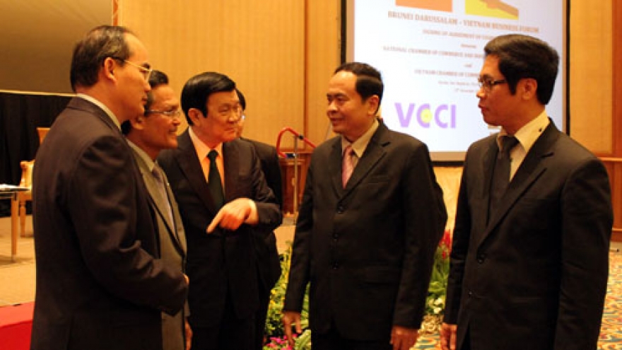 President Sang attends Vietnam-Brunei business forum 
