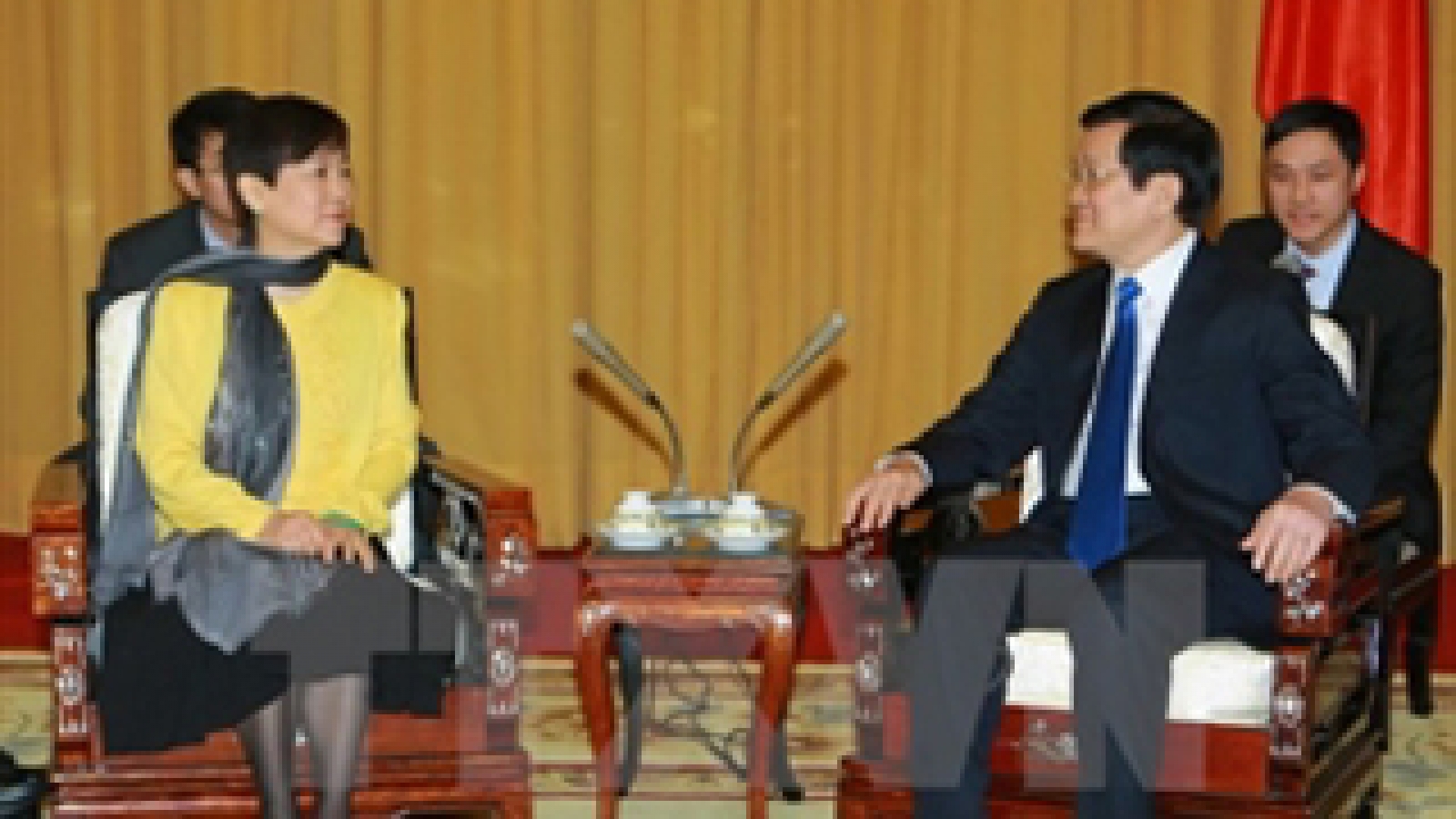Senior leaders receive association delegation in Kansai