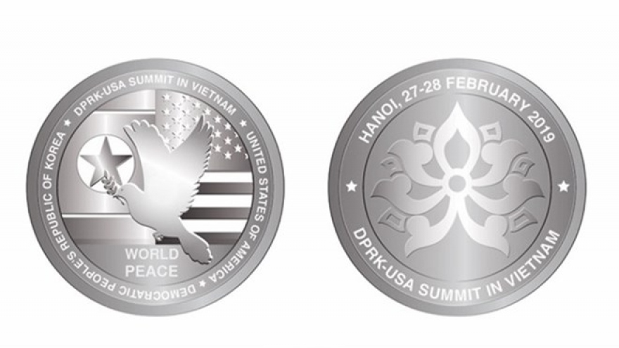 Silver coins issued to celebrate DPRK-USA summit