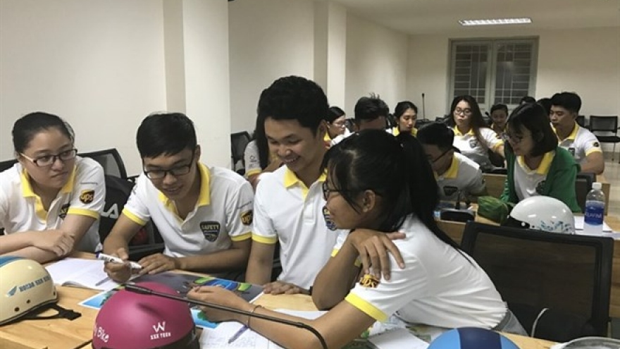 Students learn safe driving skills