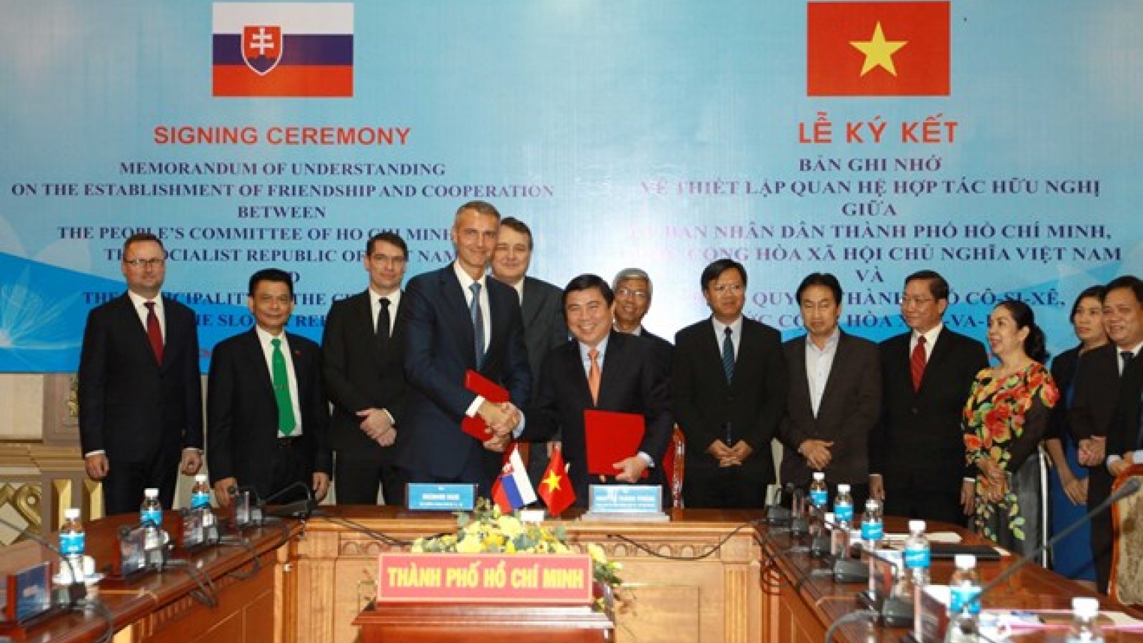 HCM City, Slovakia city set up relationship