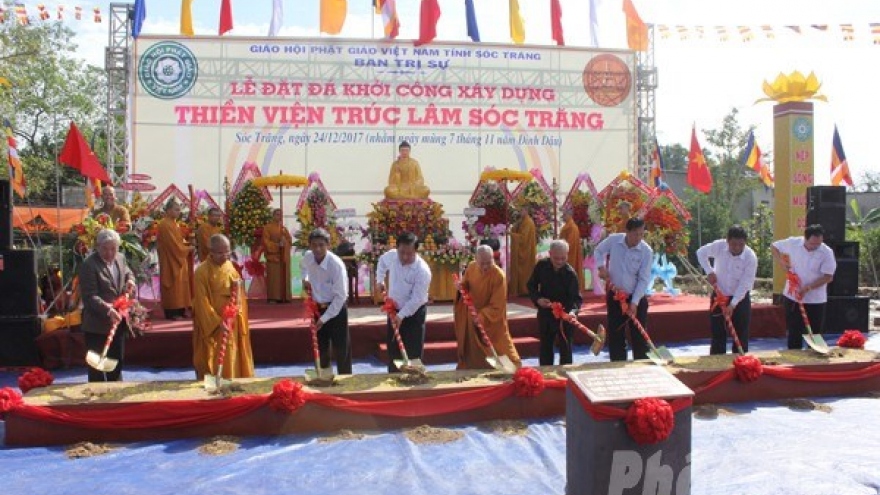 Work begins on Truc Lam Zen monastery in Soc Trang