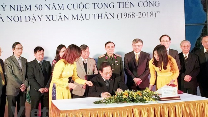 Stamps marking 50th anniversary of General Offensive and Uprising issued