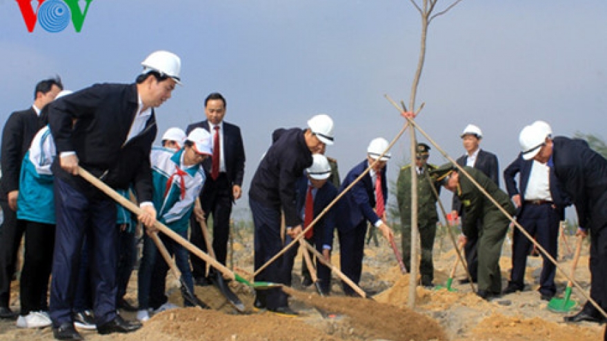 President calls for widespread response to tree planting festival
