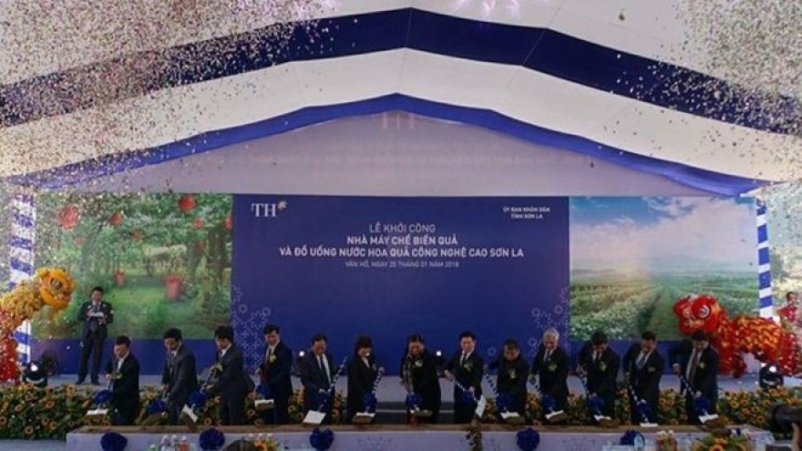 
        TH Group begins construction of juice factory in Son La
                              