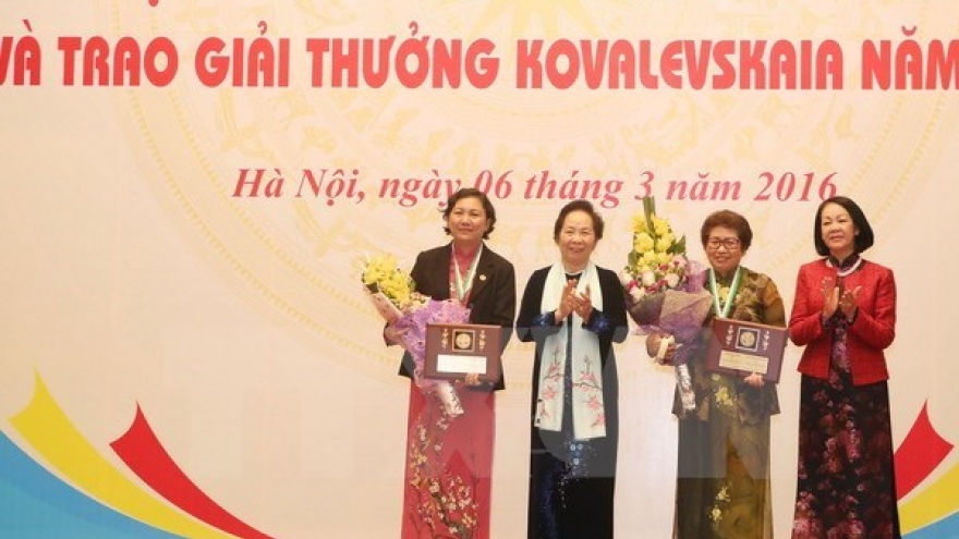 Kovalevskaya awards honour Vietnamese female scientists