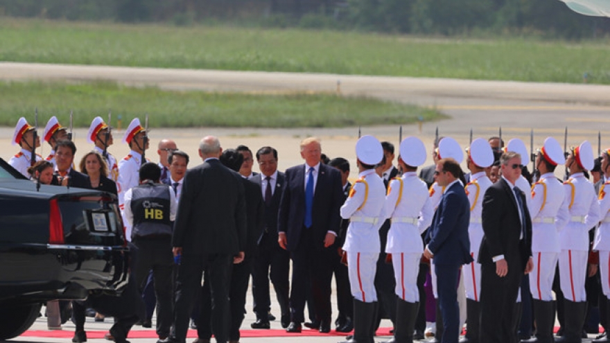 US President Donald Trump’s visit to Vietnam in photos