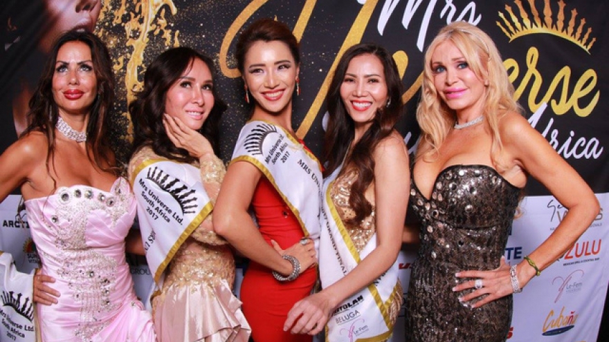Luu Hoang Tram crowned Mrs Universe 2017