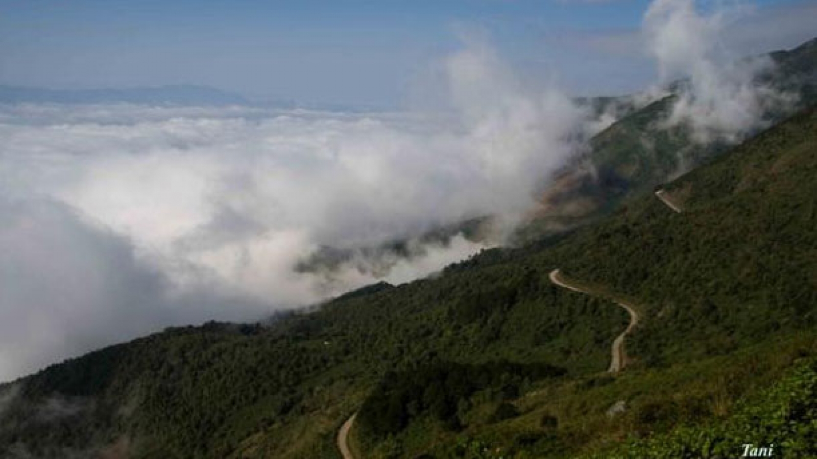 Stunny  scenery on top of Ta Xua mountain