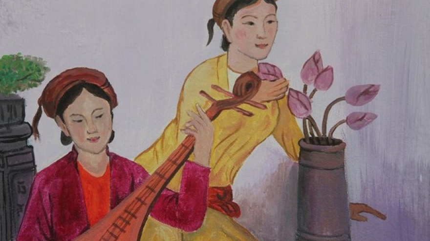 Tale of Kieu’ lands on village walls