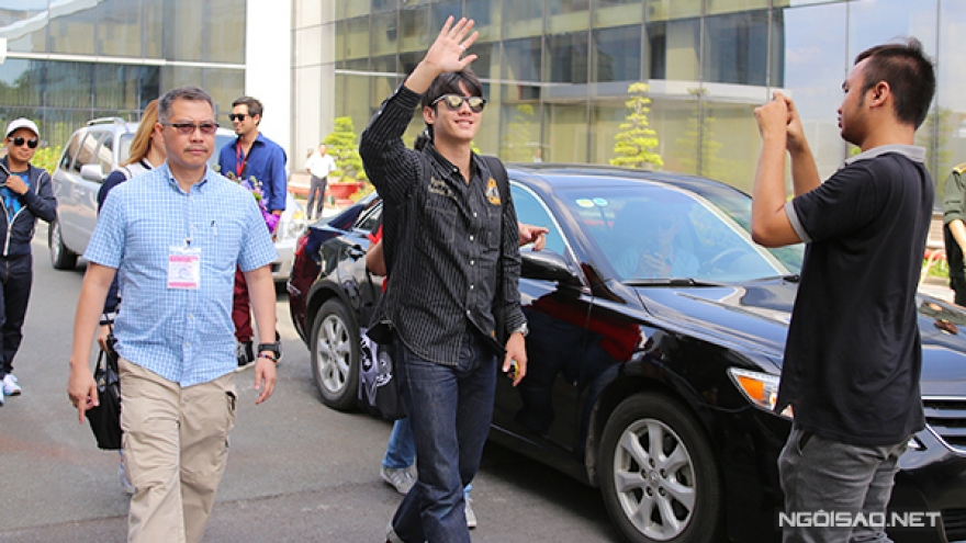 Heartthrob Mario Maurer in Ho Chi Minh City