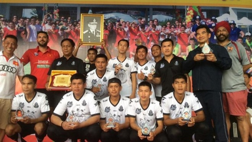 Royal Thai Airforce win men’s title at Vietnam hockey festival