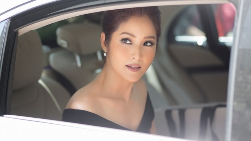 Miss Universe Thailand elegant in Do Manh Cuong’s designs