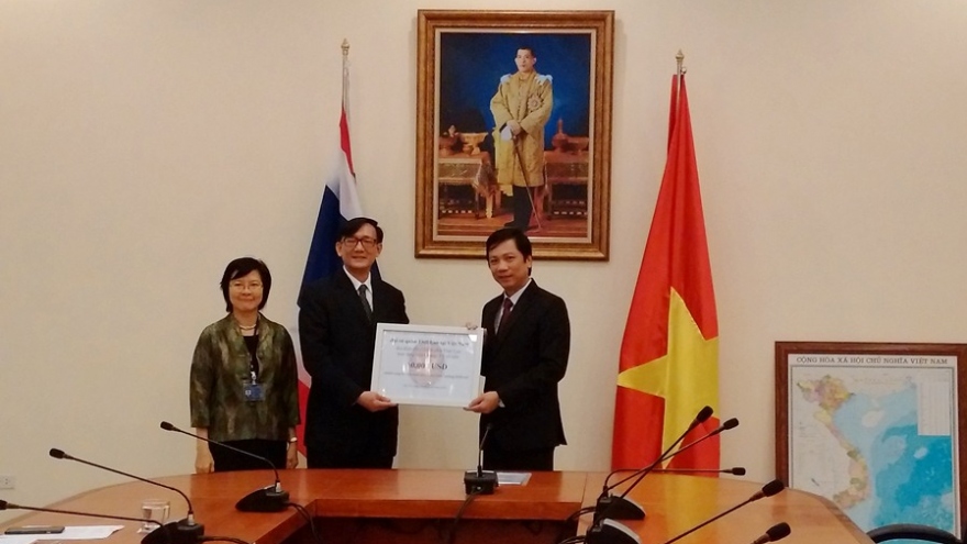 Thailand supports storm victims in Quang Tri province