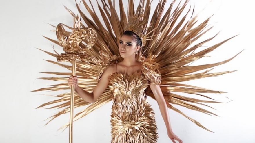 Thanh becomes second runner-up at Miss Eco Dress Competition