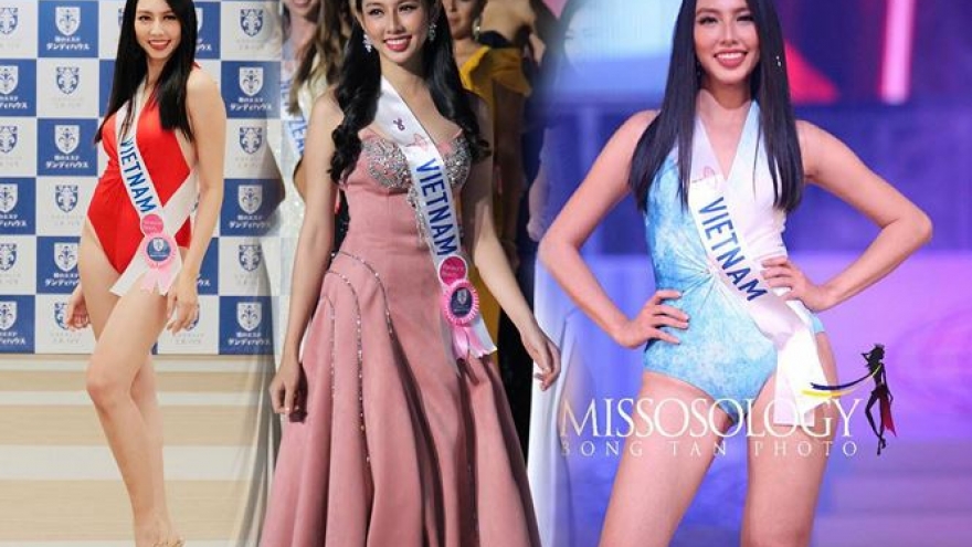 Thuy Tien eliminated from top 15 at Miss International 2018