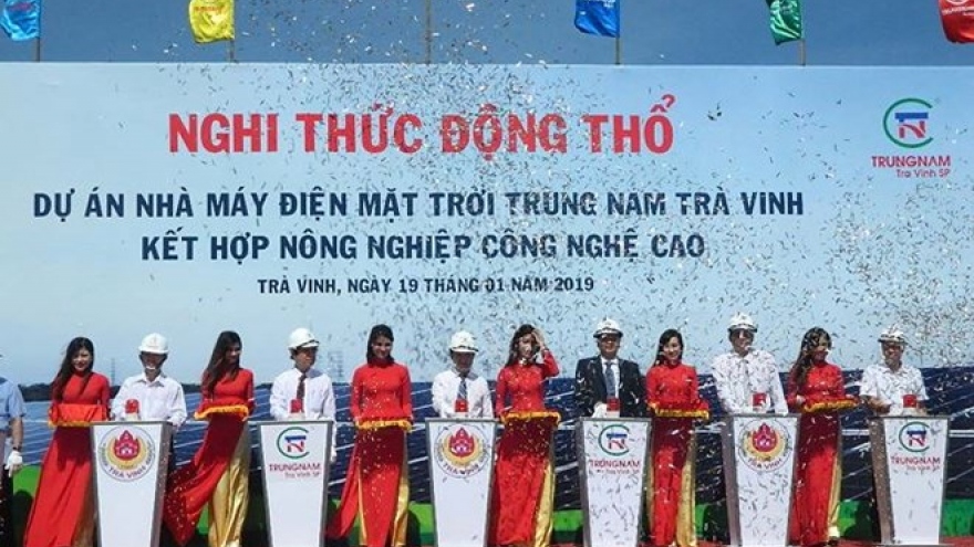 Work starts on 152.7-million-USD solar power plant in Tra Vinh