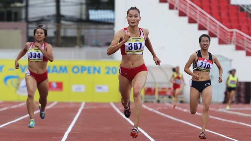 Vietnamese athletes shine at Int’l Track & Field – Vietnam Open 2018