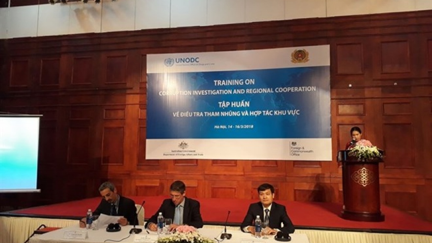 Training course on corruption, regional cooperation launched