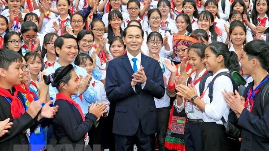 President stresses need to care for children