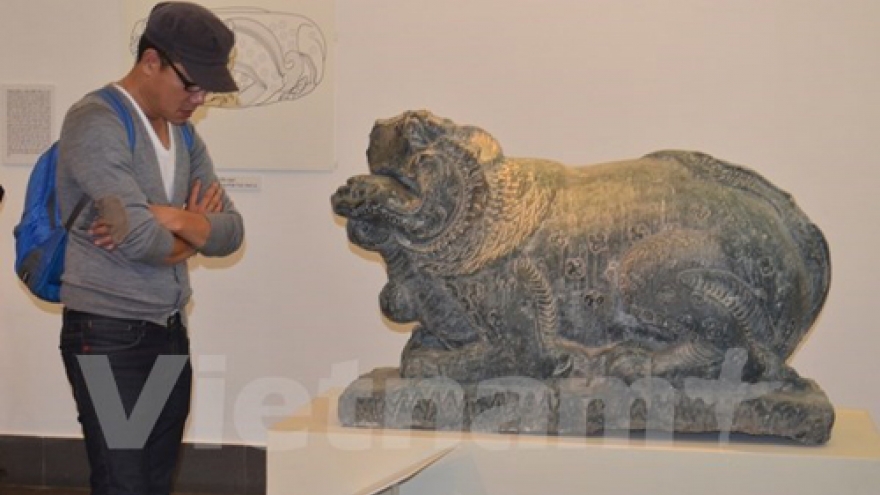 Traditional sacred animals on display in Hanoi