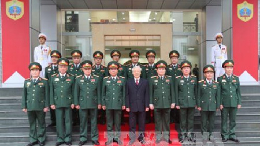 Party leader visits General Department of Military Intelligence