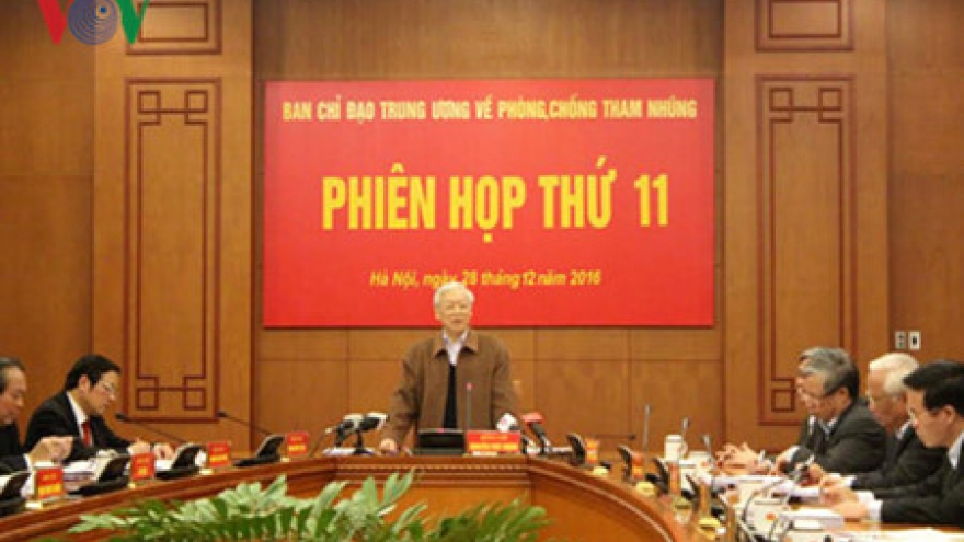 Party leader calls for greater anti-corruption efforts