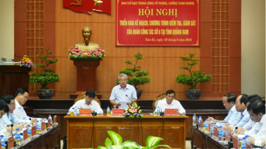 Committee inspects Quang Nam’s anti-corruption