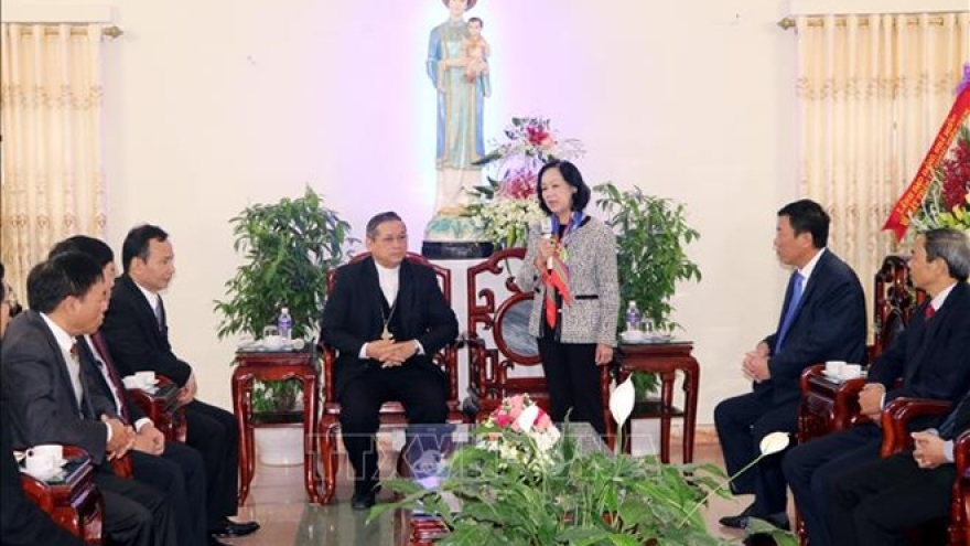 
        Christmas greetings sent to Catholics in Nam Dinh
                              