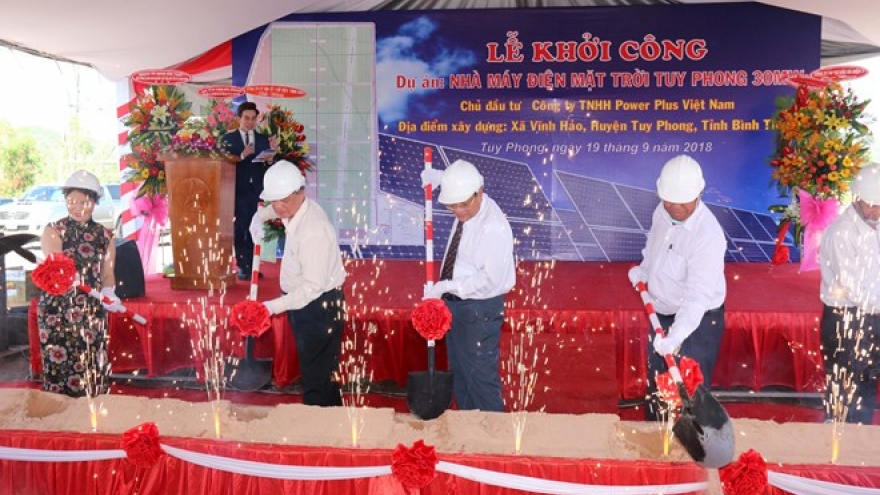Work starts on first solar power plant in Binh Thuan