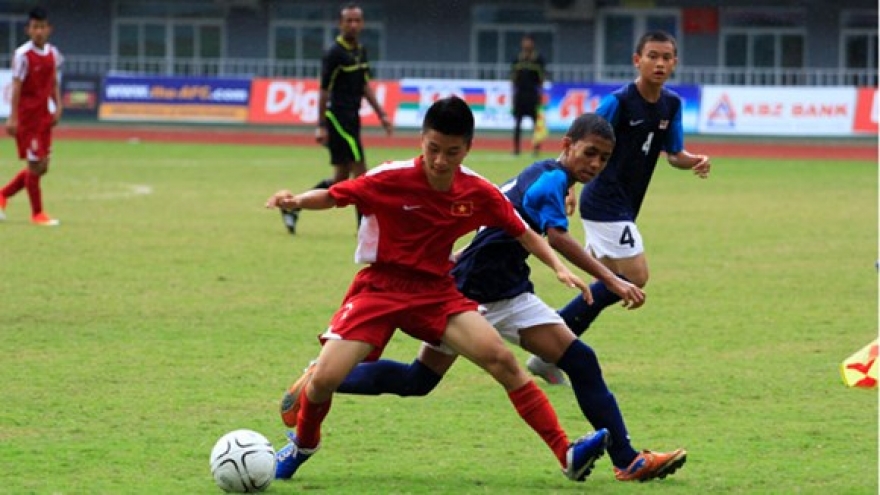 Vietnam eliminated from U14 Asian football champs 