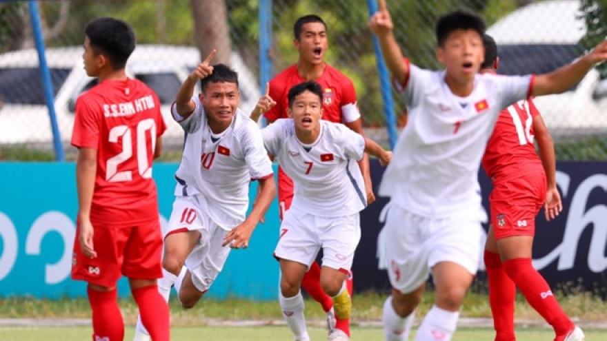 Vietnam enjoy 1-0 victory over Timor-Leste at AFF U15 tournament