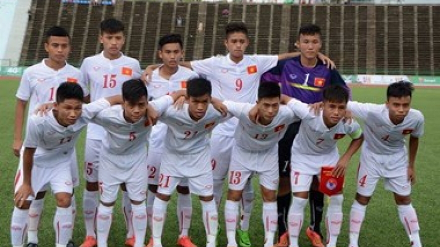 Vietnam U16 team shuts out Singapore