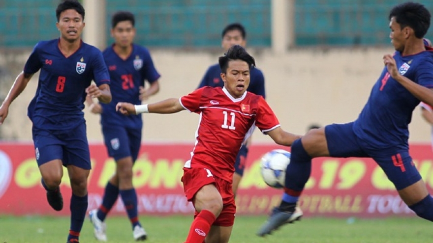 Vietnam’s U19 draw Thailand in Bangkok Cup 2019