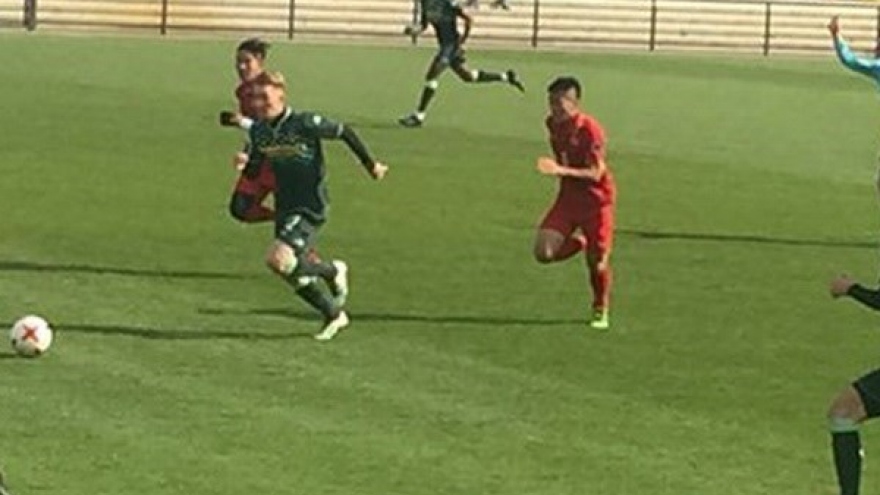 Vietnam’s U20 football team warms up for World Cup