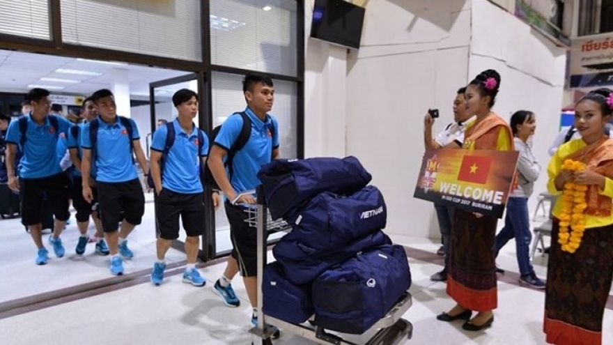 U23 national team warmly welcomed in Thailand