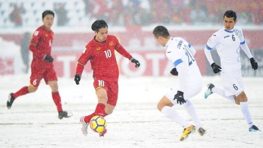 Vietnam U23 players’ courage, passion melt snow: OSEN