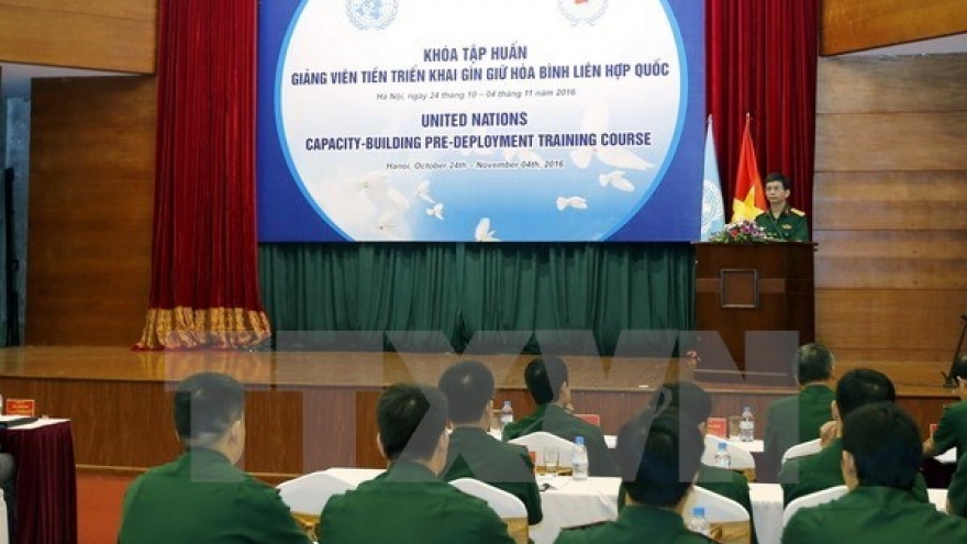 Training course for peacekeeping lecturers