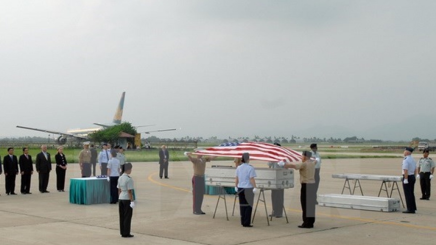 Repatriation ceremony held for US servicemen’s remains
