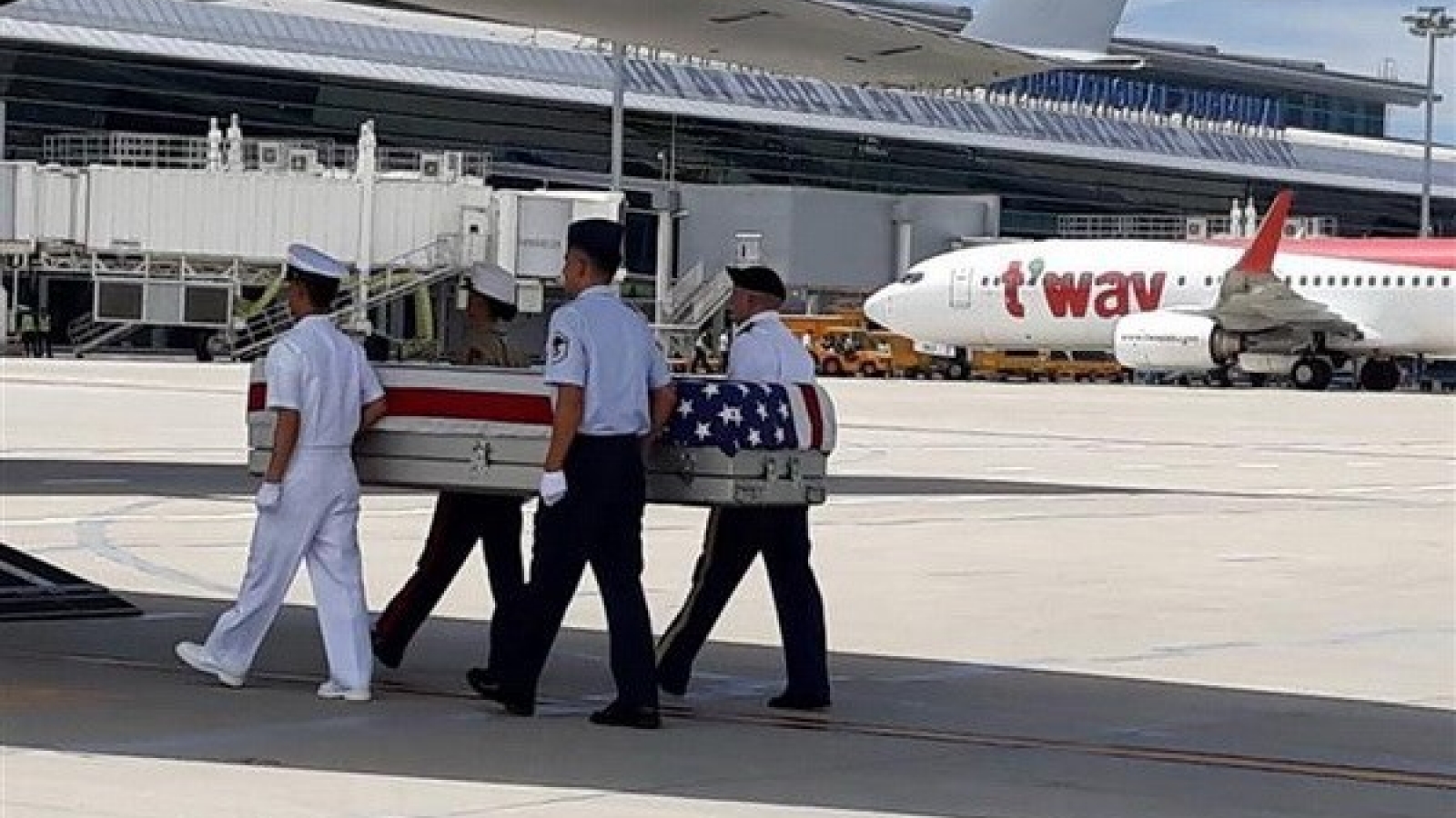 Remains of US servicemen repatriated