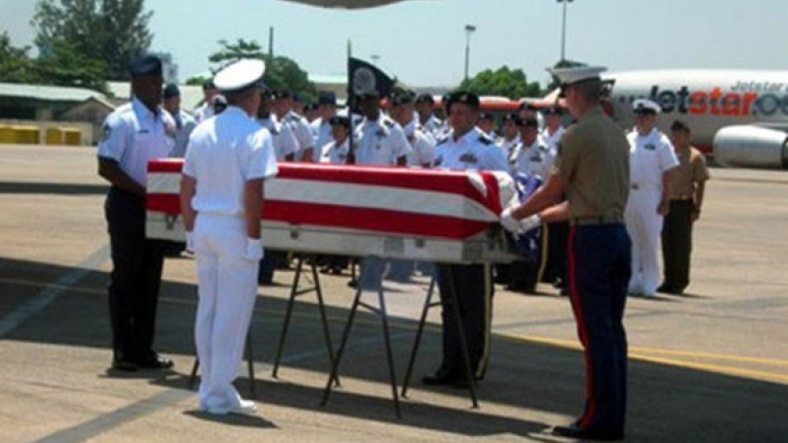 Repatriation ceremony held for US servicemen’s remains