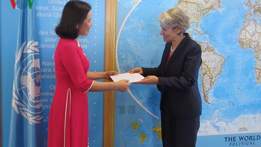 Head of Vietnam Permanent Delegation to UNESCO presents credentials