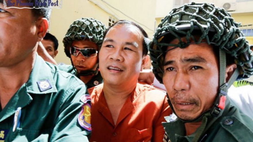 Cambodian opposition lawmaker imprisoned over harmful posts