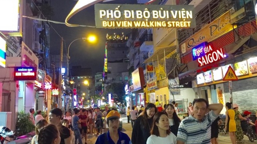HCM City: Bui Vien pedestrian street opens for tourists