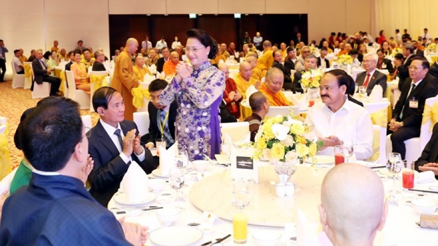 NA leader hosts banquet in hounour of delegates to UN Day of Vesak