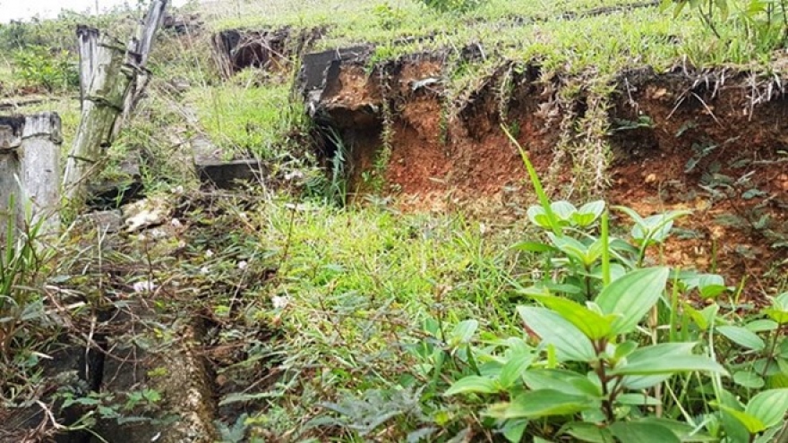 Erosion risk in central Quang Tri province