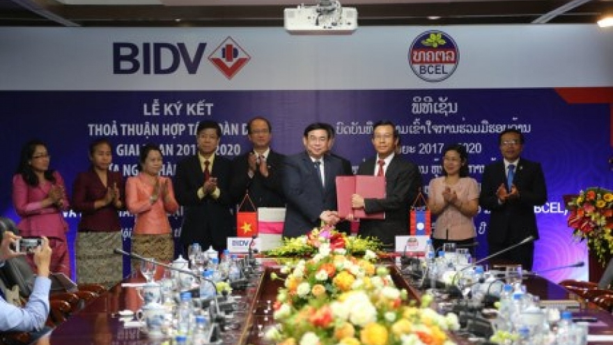 BIDV, Lao foreign trade bank beef up cooperation