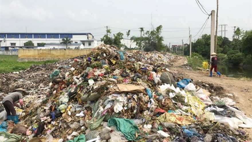 Domestic rubbish keeps piling up